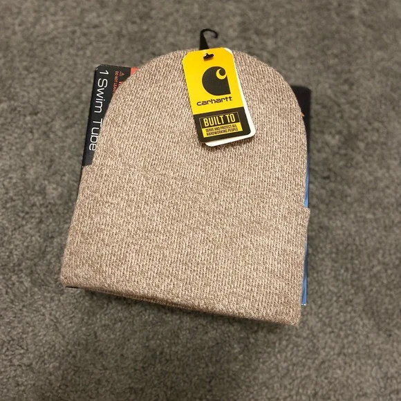 Carhartt Beige Knit Beanie - Picture 2 of 4